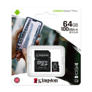 Micro SD 64GB   100 MB/s canvas select plus