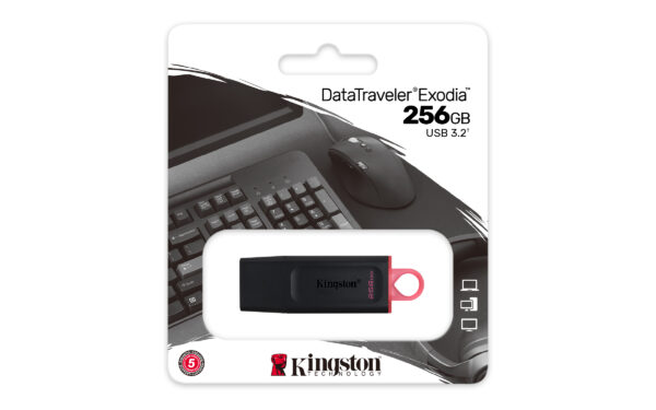 PEN DRIVE KINGSTON DTX/64GB EXODIA USB 3.2 NERA